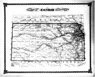 Kansas State Map, Lyon County 1878